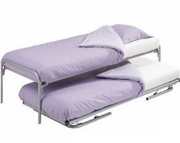 Metalen onderschuifbed
