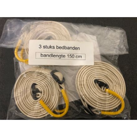 bedband / spanbanden voor opklapbedden. Voor diverse maten geschikt. Instelbaar in lengte.